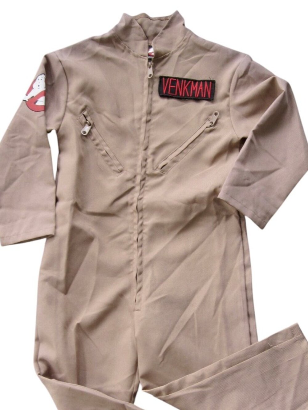 Ghostbusters Costume Khaki Coveralls Uniform Child Size Small Cosplay HALLOWEEN